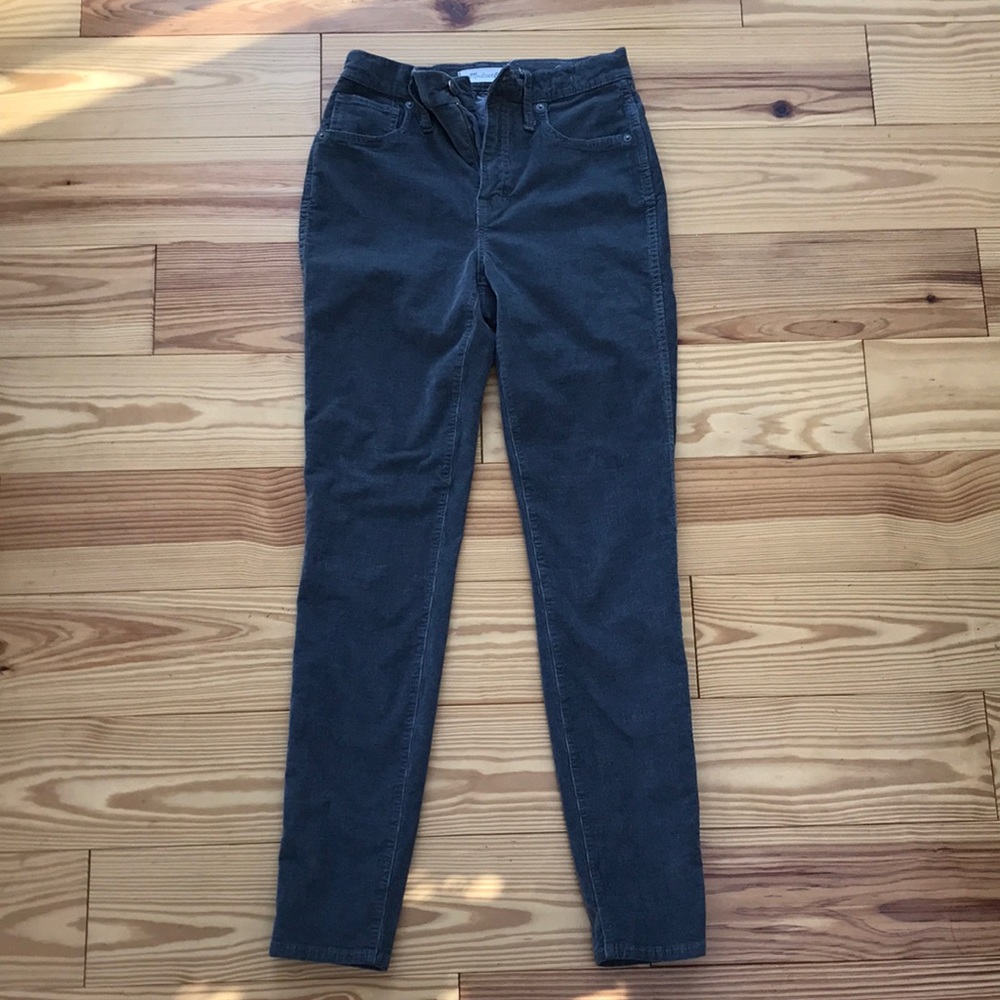 Madewell 10” High-Rise Skinny Corduroy Jeans
